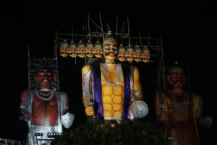 They also hold outdoor fairs and large parades with effigies of the demon king Ravana, which are burnt on bonfires in the evening. Idols of goddess Durga are immersed in bodies of water. (Image Source: PR Handout)