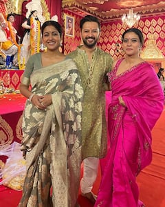 Ishita Dutta And Vatsal Seth Celebrate First Durga Puja With Son Vaayu - See Pics