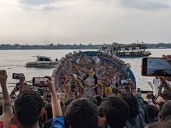 Vijay Dashami 2023: A Glimpse Of Visarjan At The Banks Of River Ganga