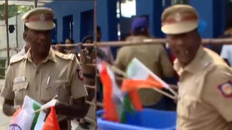 Video Of Cop Pulling Indian Flags Out Of Dustbin Goes Viral  Video: ਪਾਕਿਸਤਾਨ ਤੇ ਅਫਗਾਨਿਸਤਾਨ ਮੈਚ ਦਰਮਿਆਨ ਡਸਟਬਿਨ 'ਚੋਂ ਤਿਰੰਗਾ ਕੱਢਣ ਦਾ ਕੀ ਹੈ ਪੂਰਾ ਮਾਮਲਾ, ਪੁਲਿਸ 'ਤੇ ਉੱਠਣ ਲੱਗੇ ਸਵਾਲ 