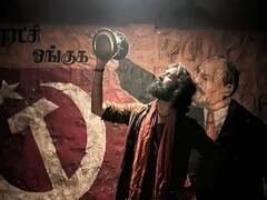 Captain Miller Song: கையில் உடுக்கை.. பின்னணியில் லெனின்.. தோழர் தனுஷ்.. வித்தியாசமான கேப்டன் மில்லர் அப்டேட்!