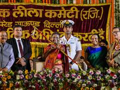 Ravana Effigies Go Up In Flames As Devotees Celebrate Dussehra With Fervour Across India — SEE PICS