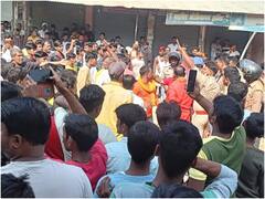 बस्ती: जागरण के मंच पर चढ़कर लड़की ने किया बवाल, बिगड़ा माहौल, पुलिस तैनात