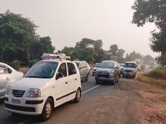 சென்னையை நோக்கி படையெடுக்கும் மக்கள்..! நுழைவாயிலில் 5 கி.மீ அணிவகுத்து நிற்கும் வாகனங்கள்..! ஆங்காங்கே சிறு விபத்து..!