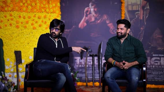 Tiger Nageswara Rao Ravi Teja తో Harish Shankar Dasara స్పెషల్ Interview | ABP Desam