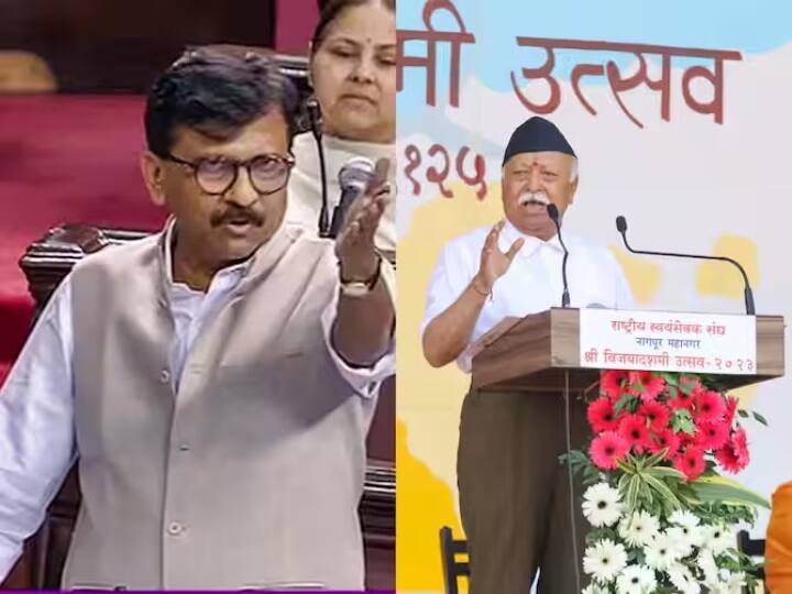 Shiv Sena leader Sanjay Raut says Mohan Bhagwat Should Support INDIA Bloc To Save Democracy I.N.D.I.A. கூட்டணிக்கு ஆர்.எஸ்.எஸ் ஆதரவா? உத்தவ் தாக்கரே சிவசேனா போட்ட ஸ்கெட்ச்