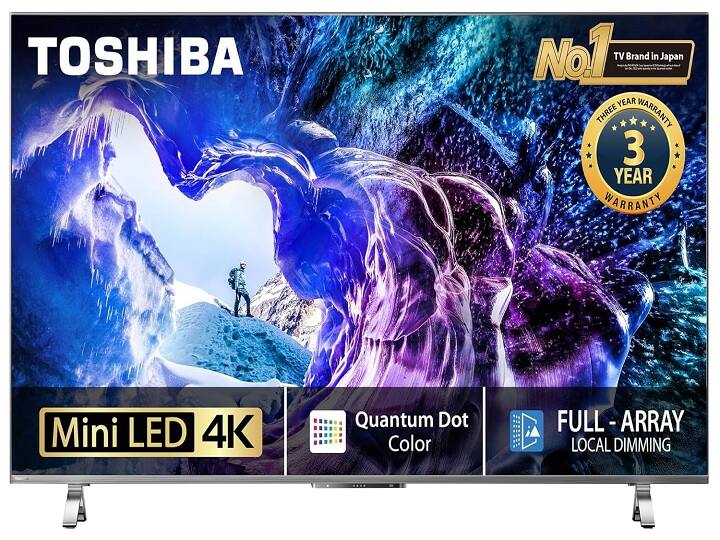 TOSHIBA 4K Ultra HD Smart : तोशिबा की ये स्मार्ट टीवी 55 इंच की है, जिसकी ओरिजनल प्राइस 84,999 रुपये है, जिसे आप फिलहाल केवल 44,999 रुपये में खरीद सकते हैं. इस स्मार्ट टीवी में आपको नेटफ्लिक्स, प्राइम वीडियो, जी5, Eros now, जियो सिनेमा, यूट्यूब और हंगामा जैसे OTT प्लेटफॉर्म का सपोर्ट मिलेगा. TOSHIBA 4K Ultra HD Smart की स्मार्ट टीवी की डिस्प्ले में 60HZ का रिफ्रेश रेट मिलता है.