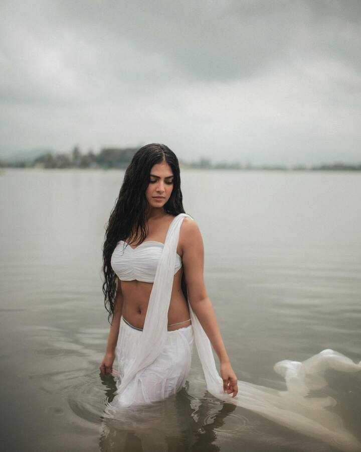 நடிகை மாளவிகா மோகனன் தென்னிந்திய திரையுலகில் பிரபலமான நடிகைகளுள் ஒருவர்.