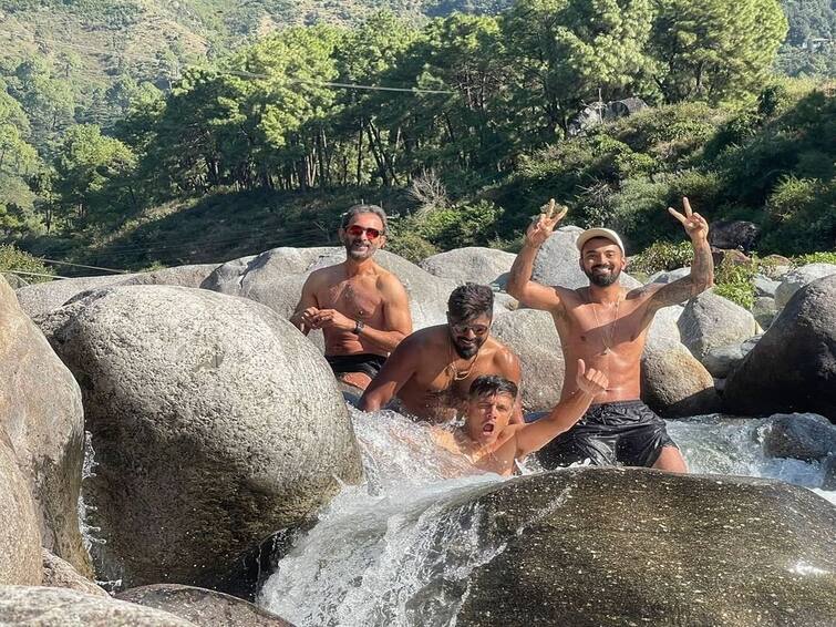 Picture Of Rahul Dravid, KL Rahul's 'Ice Dip' Adventure Trends Online Picture Of Rahul Dravid, KL Rahul's 'Ice Dip' Adventure Trends Online