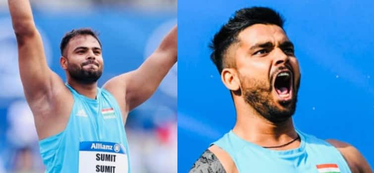 India At Asian Para Games 2023: Sumit Antil Bags Gold, Pushpendra Singh seized the bronze એશિયન પેરા ગેમ્સમાં ત્રીજા દિવસે ત્રણ મેડલ સાથે શરૂઆત, સુમિતે ગોલ્ડ અને પુષ્પેન્દ્ર-ભાવીનીએ જીત્યો બ્રોન્ઝ