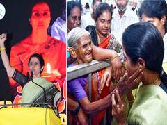 ఫోటోలు: ఒక్క దాన్నే వెళ్తే గుండెలు పిండేసినట్టుంది - ‘నిజం గెలవాలి’లో భువనేశ్వరి