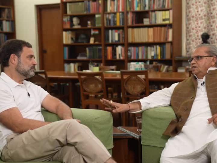 Rahul Gandhi Satya Pal Malik interview over Farmers, Pulwama attack and Lok Sabha Election 2024 राहुल गांधी के साथ इंटरव्यू में सत्यपाल मलिक बोले, 'मैं लिखकर देता हूं कि मोदी सरकार अब नहीं आएगी'