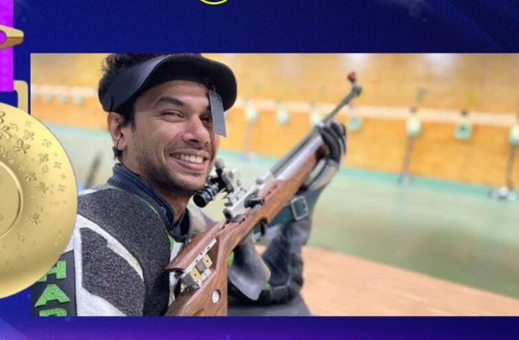 Asian Para Games 2023: Sidhartha Babu Wins Gold Medal in Mixed 50m Rifle Prone SH 1 Event એશિયન પેરા ગેમ્સમાં સિદ્ધાર્થ બાબુએ નવા રેકોર્ડ સાથે મિશ્ર 50 મીટર રાઇફલમાં ગોલ્ડ મેડલ જીત્યો