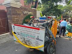 Meri Maati Mera Desh : 'मेरी माटी मेरा देश' या संकल्पनेत उमेश जाधव यांचे आगळेवेगळे योगदान , पाहा फोटो