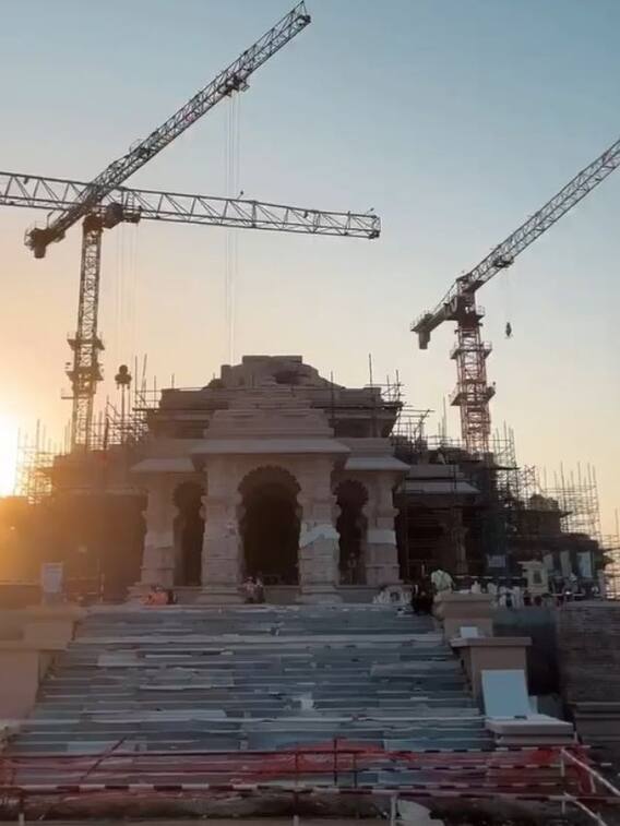 అయోధ్య రాముడి ఆలయం ఎలా ముస్తాబవుతుందో చూడండి