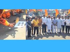 मराठा आरक्षणासाठी कोल्हापुरात महिलांनी केंद्र आणि राज्य सरकारला 'कोल्हापुरी चप्पल' दाखवले! वेळ पडल्यास मुश्रीफांना जिल्हाबंदी करण्याचा इशारा