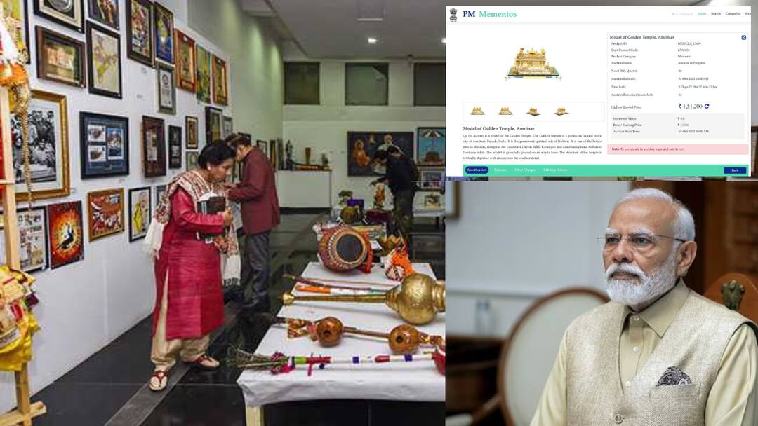 PM Mementos Auction: ਸ੍ਰੀ ਹਰਿਮੰਦਰ ਸਾਹਿਬ ਦੇ ਮਾਡਲ ਨੂੰ ਵੇਚਣ 'ਤੇ ਅਕਾਲੀ ਦਲ ਭੜਕਿਆ, ਕਿਹਾ ਜੇ PM ਨੇ ਨਹੀਂ ਰੱਖਣਾ ਤੋਹਫ਼ਾ ਤਾਂ SGPC ਨੂੰ ਕਰੋ ਵਾਪਸ PM Mementos Auction Sri Darbar Sahib Model Akali Dal Sukhbir Badal Objection PM Mementos Auction: ਸ੍ਰੀ ਹਰਿਮੰਦਰ ਸਾਹਿਬ ਦੇ ਮਾਡਲ ਨੂੰ ਵੇਚਣ 'ਤੇ ਅਕਾਲੀ ਦਲ ਭੜਕਿਆ, ਕਿਹਾ ਜੇ PM ਨੇ ਨਹੀਂ ਰੱਖਣਾ ਤੋਹਫ਼ਾ ਤਾਂ SGPC ਨੂੰ ਕਰੋ ਵਾਪਸ