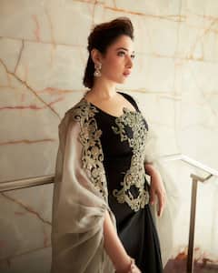 Tamannaah Bhatia Is A Queen Of Elegance In A Black Outfit