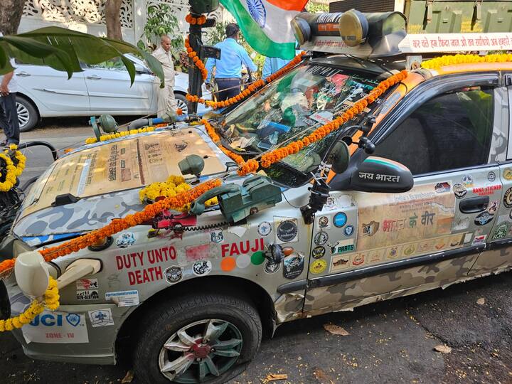 ही अनोखी संकल्पना करण्याकरता त्यांनी एका चार चाकीच्या भोवती या  संकल्पनेबाबत माहिती लिहिली आहे.