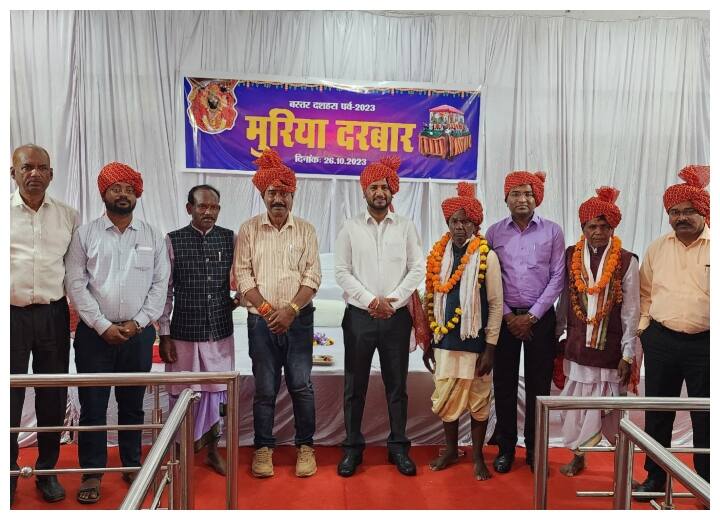 Chhattisgarh Due to code of conduct, the historic Muria Darbar ritual performed at Bastar Dussehra ann Chhattisgarh: आचार संहिता के चलते फीकी रही ऐतिहासिक मुरिया दरबार की रस्म, बस्तर दशहरा में नहीं शामिल हुए CM