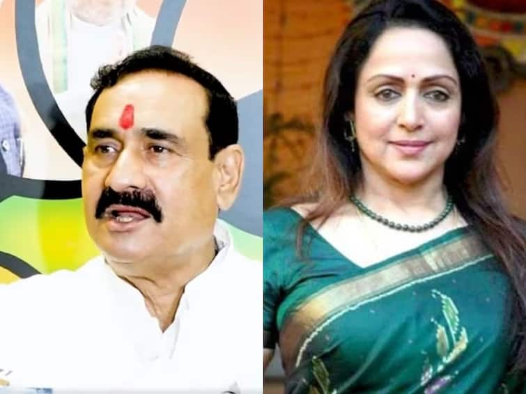 Madhya Pradesh Elections MP Minister Narottam Mishra comments on Hema Malini sparks debate హేమ మాలినితో డ్యాన్స్ చేయించే స్థాయిలో అభివృద్ధి చేశా - బీజేపీ మంత్రి వివాదాస్పద వ్యాఖ్యలు