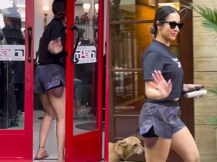 Malaika Arora spotted with big scar on right thigh fans trolled actress blamed Arjun Kapoor 'गरम तवे पर बैठ गई लगता है', Malaika Arora के पैर पर जला निशान देखकर फैंस ने यूं किया रिएक्ट