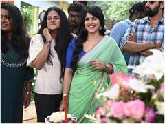 Megha Akash Birthday : మేఘా ఆకాష్ బర్త్ డే సెలబ్రేట్ చేసిన సఃకుటుంబనాం యూనిట్