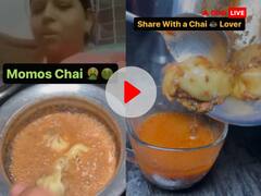 Viral Video: शख्स ने मेयोनीज और मोमोज डालकर बनाई ऐसी चाय, घिनौना रूप देख चढ़ा लोगों का पारा, देखें वीडियो