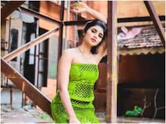 గ్రీన్ డ్రెస్ లో వర్ష టెంప్టింగ్ ఫోజులు - చూస్తే తట్టుకోలేరు!