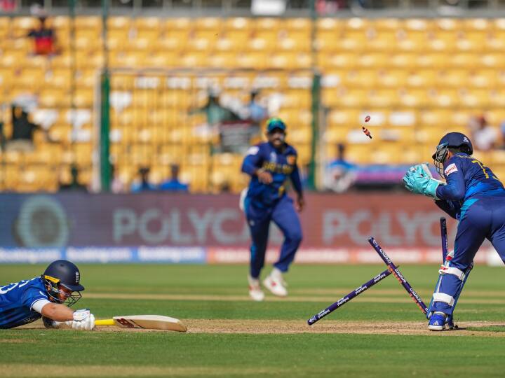 World Cup 2023 ENG vs SL match highlights Sri Lanka defeat England by 8 wickets in Bengaluru England vs Sri Lanka ENG vs SL: वर्ल्ड कप से हो रहा डिफेंडिंग चैंपियन इंग्लैंड का खात्मा, एकतरफा मुकाबले में श्रीलंका ने 8 विकेट से रौंदा