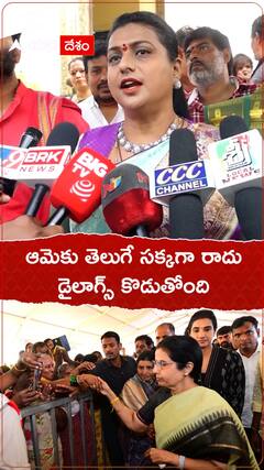 నారా భువనేశ్వరికి తెలుగు చక్కగా రాదంటూ మంత్రి రోజా సెటైర్లు