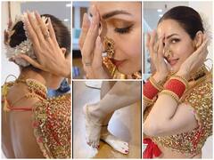 Video: किसके लिए दुल्हन की तरह तैयार हुईं मलाइका अरोड़ा? चूड़ी, बिंदी और गजरा में ब्राइडल लुक देख मची खलबली