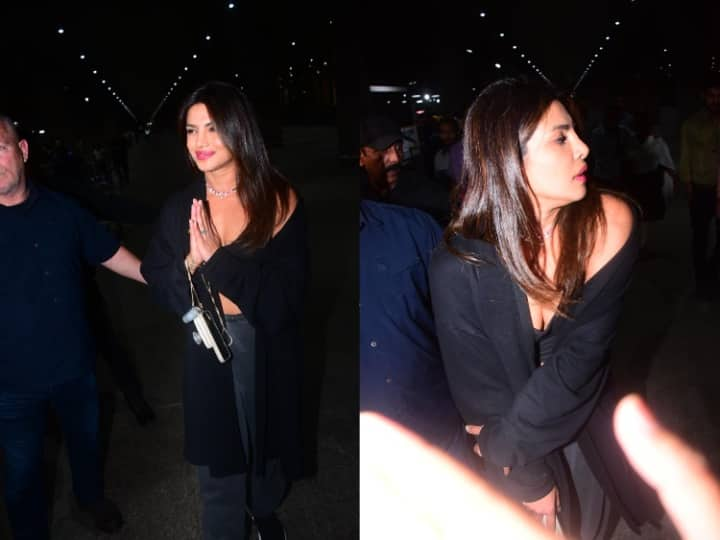 Priyanka Chopra Photos: ग्लोबन आइकन प्रियंका चोपड़ा इंडिया आई हैं. वह आज सुबह एयरपोर्ट पर स्पॉट हुईं. उनकी तस्वीरें सोशल मीडिया पर खूब वायरल हो रही हैं.