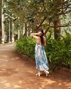 Dia Mirza Is A Ray Of Sunshine In Printed White-Blue Dress, Check Out Pics