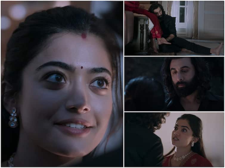 Animal new song Ranbir Kapoor touches Rashmika Mandanna feet Animal : రష్మికా మందన్న కాళ్ళు పట్టుకున్న రణబీర్ కపూర్ 