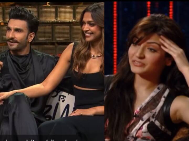 Ranveer Singh की लोगों ने खोल दी पोल, दीपिका से पहले अनुष्का शर्मा के लिए भी कही थी सेम बात, पुराना वीडियो हुआ वायरल ranveer singh Narrates 1st Meeting with deepika padukone is same with anushka sharma fans react to the old video Ranveer Singh की लोगों ने खोल दी पोल, दीपिका से पहले अनुष्का शर्मा के लिए भी कही थी सेम बात, पुराना वीडियो हुआ वायरल