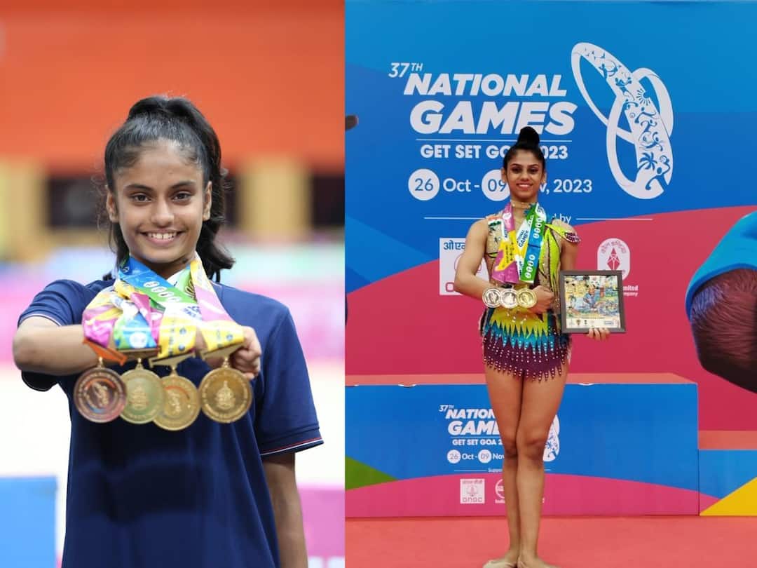 37th National Games goa Gymnastics Golden Girl Sanyukta Kale latest marathi news update 37th National Games : संयुक्ताची लक्षवेधी कामगिरी, जिम्नॅस्टिक्समध्ये महाराष्ट्राची एक नंबर कामगिरी