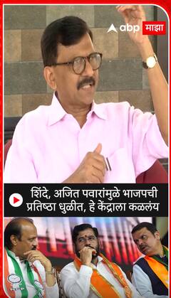 Sanjay Raut on Devendra Fadnavis : शिंदे, अजित पवारांमुळे भाजपची प्रतिष्ठा धुळीत, हे केंद्राला कळलंय