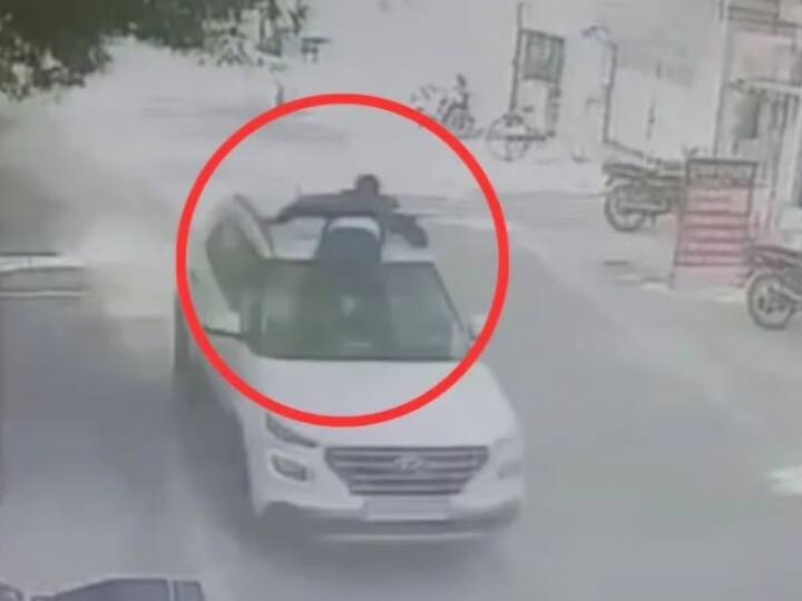 Kapurthala Teacher Dragged Student for 10 kilometers on car bonnet video viral Punjab Student Dragged: कपूरथला में शिक्षक ने कार के बोनट पर छात्र को 10 KM तक घसीटा, वीडियो वायरल