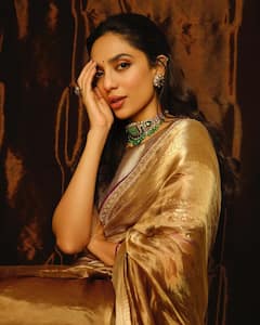 Sobhita Dhulipala Photos : தங்க சிலையாய் ஜொலிக்கும் நடிகை சோபிதா துலிபாலாவின் புகைப்படங்கள்!