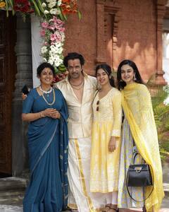 Aishwarya Umapathy Engagement : அர்ஜுனுக்கு மருமகனான தம்பி ராமையாவின் மகன்!