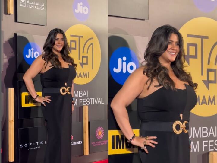 ekta kapoor trolled for body shaming and dress users says chota bheem Ekta Kapoor Trolled: बढ़े वजन और ड्रेस को लेकर ट्रोल हुईं एकता कपूर, यूजर्स बोले- 'छोटा भीम'