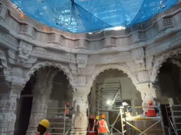 The construction of the temple of Lord Ram in Ayodhya is going on in full swing. (Photo: X/ Shri Ram Janmbhoomi Teerth Kshetra)