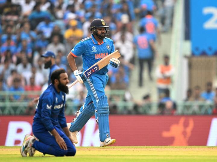 India England Ekana Stadium IND vs ENG Innings Report World Cup 2023 Latest Sports News IND vs ENG: लखनऊ में इंग्लैंड ने भारत को 229 पर रोका, रोहित का गरजा बल्ला, लेकिन गिल-कोहली-अय्यर रहे फ्लॉप