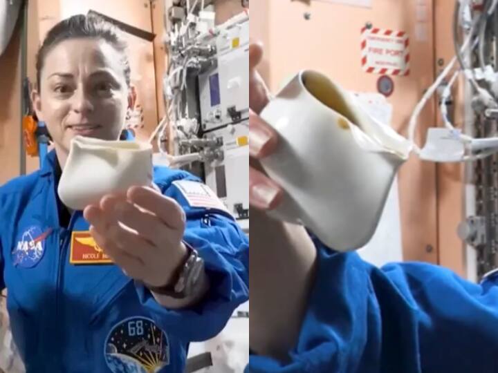 NASA Special Cup What do astronauts use it for in space फोटो में दिख रहा ये आइटम क्या है? एस्ट्रोनॉट अंतरिक्ष में इसका क्या यूज करते हैं? ये है सही जवाब