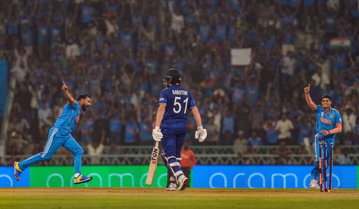 गतविजेत्या इंग्लंडचे विश्वचषकातील आव्हान संपुष्टात आले. सहा सामन्यात इंग्लंडला पाचव्या पराभवाचा सामना करावा लागला. इंग्लंडचा संघ पाच पराभवासह तळाला आहे. तर दुसरीकडे टीम इंडियाने सलग सहाव्या विजयाची नोंद करत पुन्हा एकदा अव्वल स्थानावर झेप घेतली आहे.