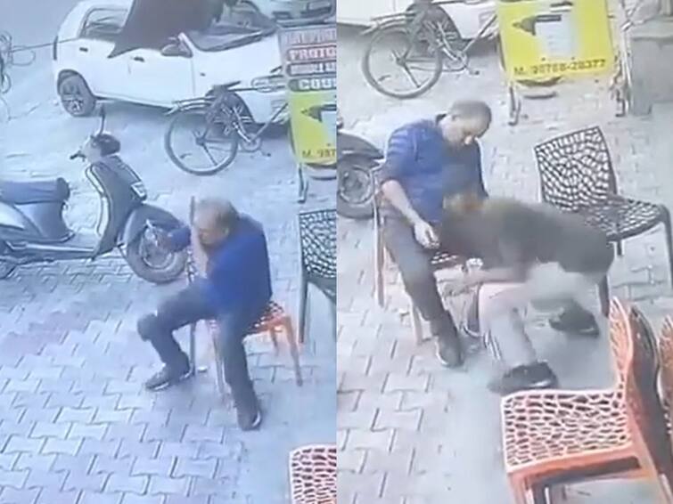 Punjab Crime News Punjab Shopkeeper Shot Dead Outside His Shop In Bhatinda, Video Goes Viral పంజాబ్‌లో దారుణం, షాప్ ఎదుట కూర్చున్న వ్యక్తిపై దుండగుల కాల్పులు  - అక్కడికక్కడే మృతి