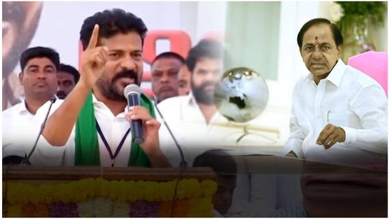 Revanth Reddy Comments on KTR | బస్సు పెడతా...కర్ణాటకకు పోదామా కేటీఆర్..? | ABP Desam
