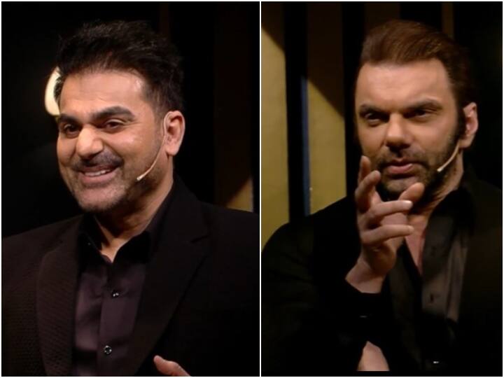 Bigg Boss 17: अरबाज-सोहेल ने 'बिग बॉस 17' के घर के अंदर मचाया धमाल, कपल्स का बनाया मजाक, तो तहलका को दी गाली Bigg Boss 17 Arbaaz khan Sohail Khan hosted salman khan show sunday episode new promo is out Bigg Boss 17: अरबाज-सोहेल ने 'बिग बॉस 17' के घर के अंदर मचाया धमाल, कपल्स का बनाया मजाक, तो तहलका को दी गाली