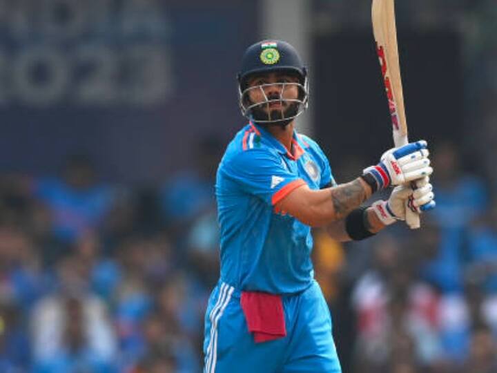 The former India skipper Virat Kohli had a terrible outing with the bat in the World Cup 2023 clash against England at the Bharat Ratna Shri Atal Bihari Vajpayee Ekana Cricket Stadium in Lucknow on Sunday. (Getty)